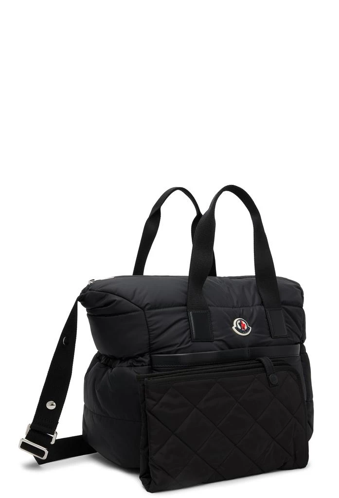 Moncler Baby Black Nylon Diaper Bag 2