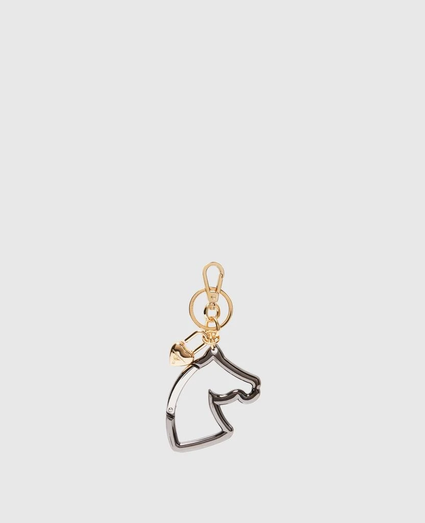 Stella McCartney Stella McCartney - Horse Heart Locket Keyring, Woman, Multicolour 1