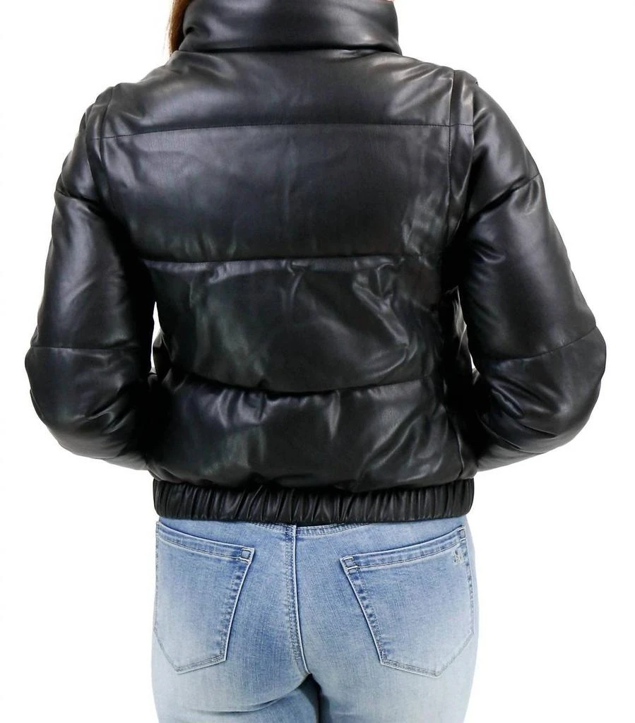 Grace and Lace Grace And Lace - Butter Faux Leather Puffer Vest 3