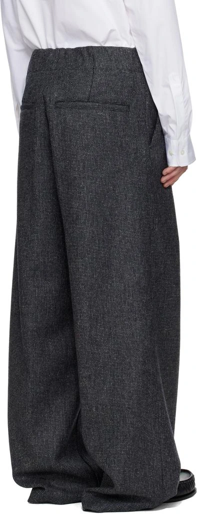Dries Van Noten Navy Wool Trousers 3