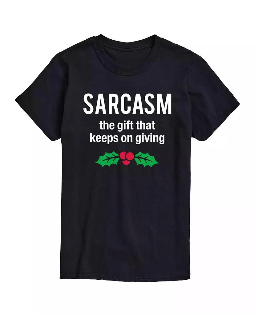 AIRWAVES Men's Sarcasm Gift Keeps Giving Short Sleeve T-shirt 1