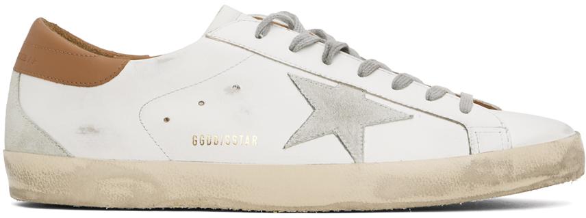 Golden Goose White Super-Star Sneakers