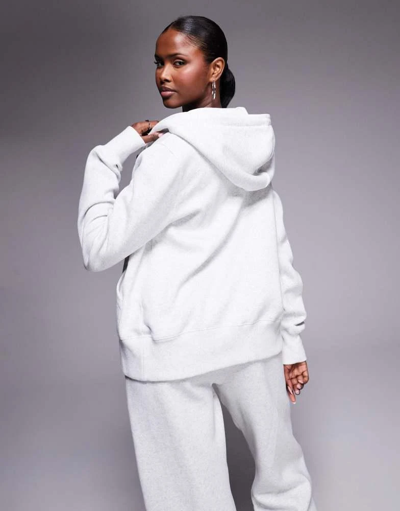 NIKE Nike Phoenix Fleece full zip hoodie in grey 4