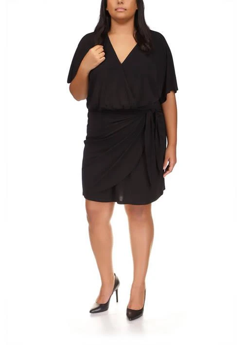 Plus Size Solid Tie Faux Wrap Dress On Sale Now with Up to 60% Off | Discover Exclusive Deals & Savings at BeyondStyle Authentic Michael Kors Women|Dresses | Designer | Plus Size Solid Tie Faux Wrap Dress On Sale Now with Up to 60% Off | Discover Exclusive Deals & Savings at BeyondStyle Authentic Michael Kors Women|Dresses | Designer |