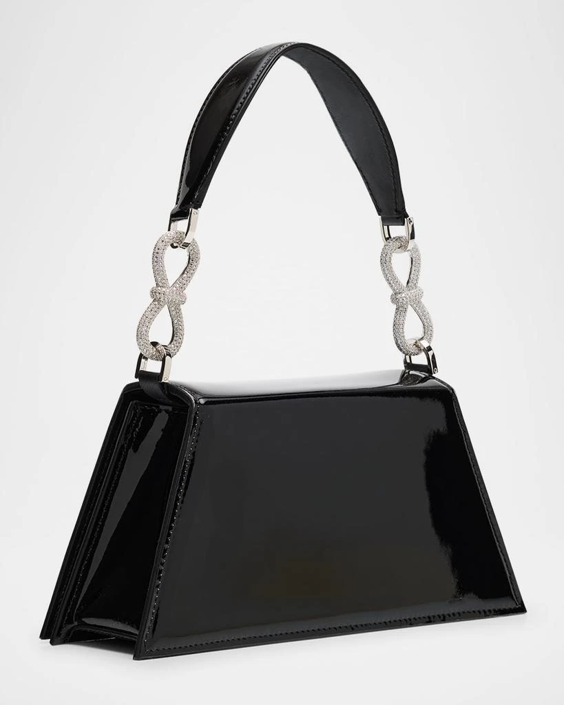 Mach & Mach Samantha Double Bow Patent Leather Shoulder Bag 3