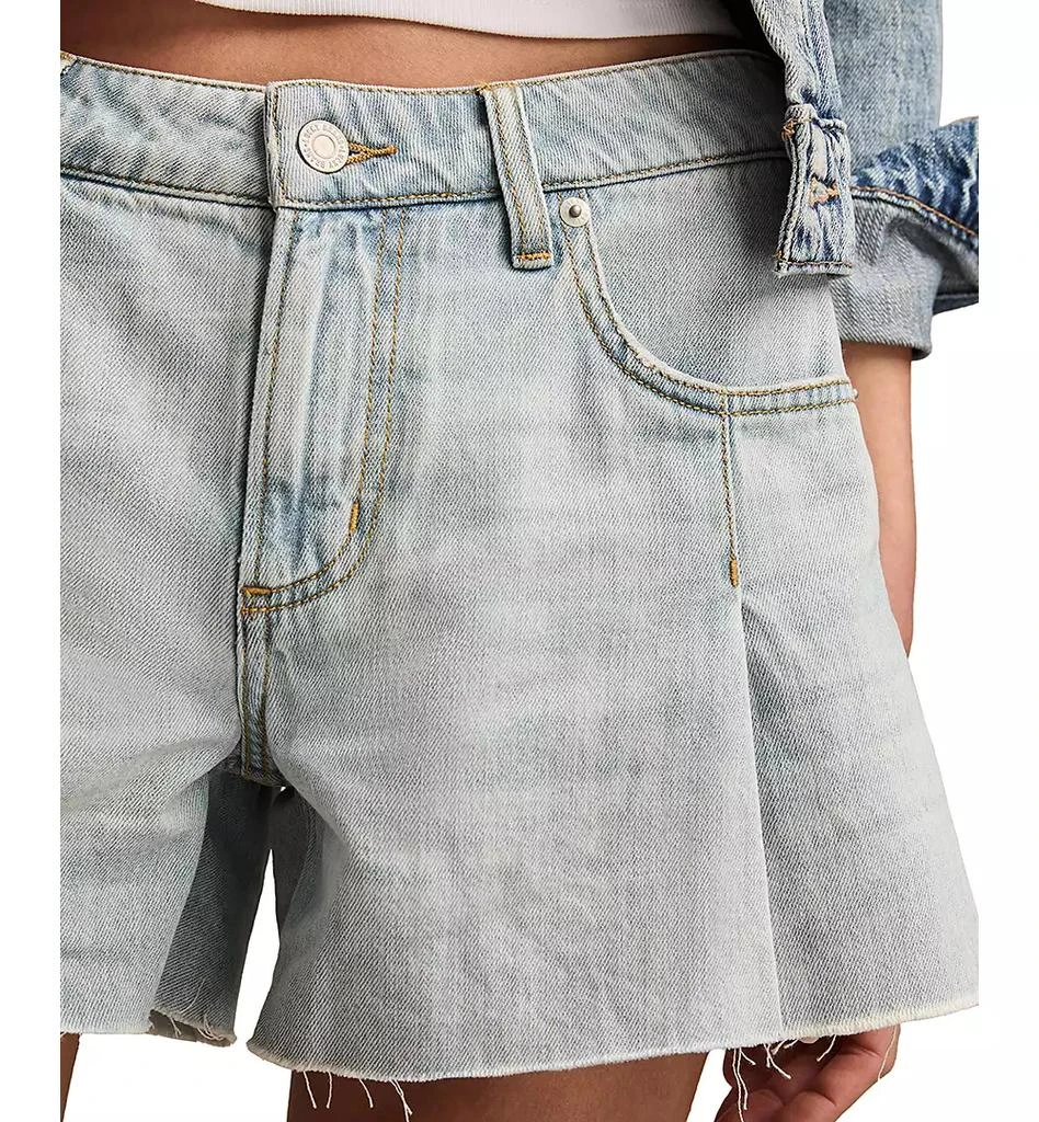Lucky Brand Women's A-Line Flared Denim Shorts 3