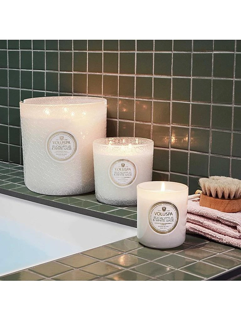 Voluspa Eucalyptus & White Sage 5-Wick Hearth Candle 4