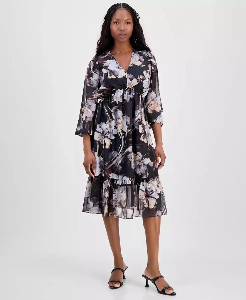 chiffon flare dress Leah Homecoming Dress
