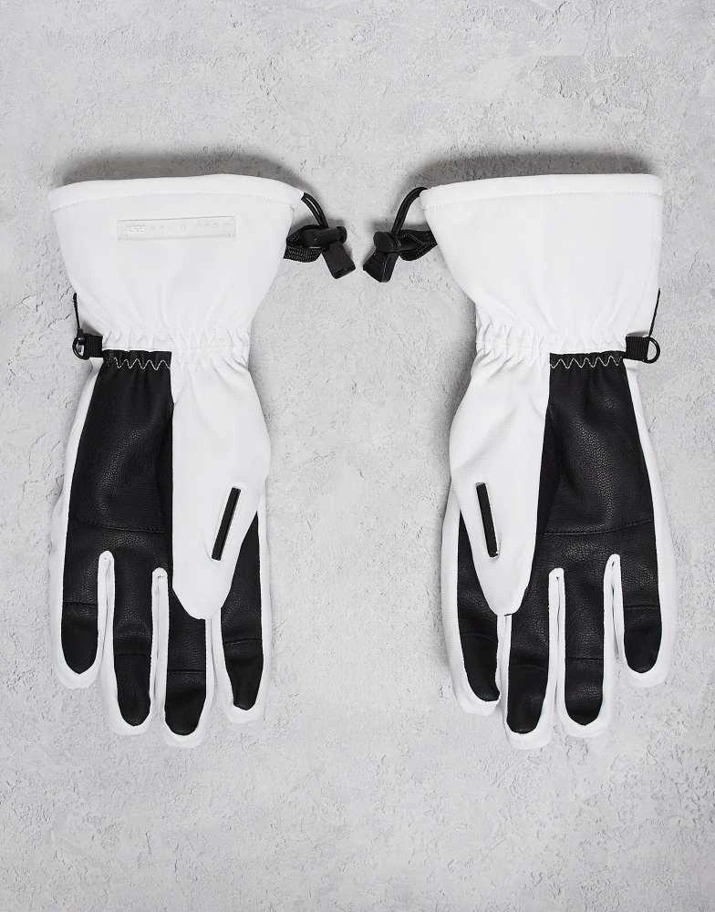 ASOS 4505 Ski & Snow ASOS 4505 Ski insulated water repellent gloves in white 3