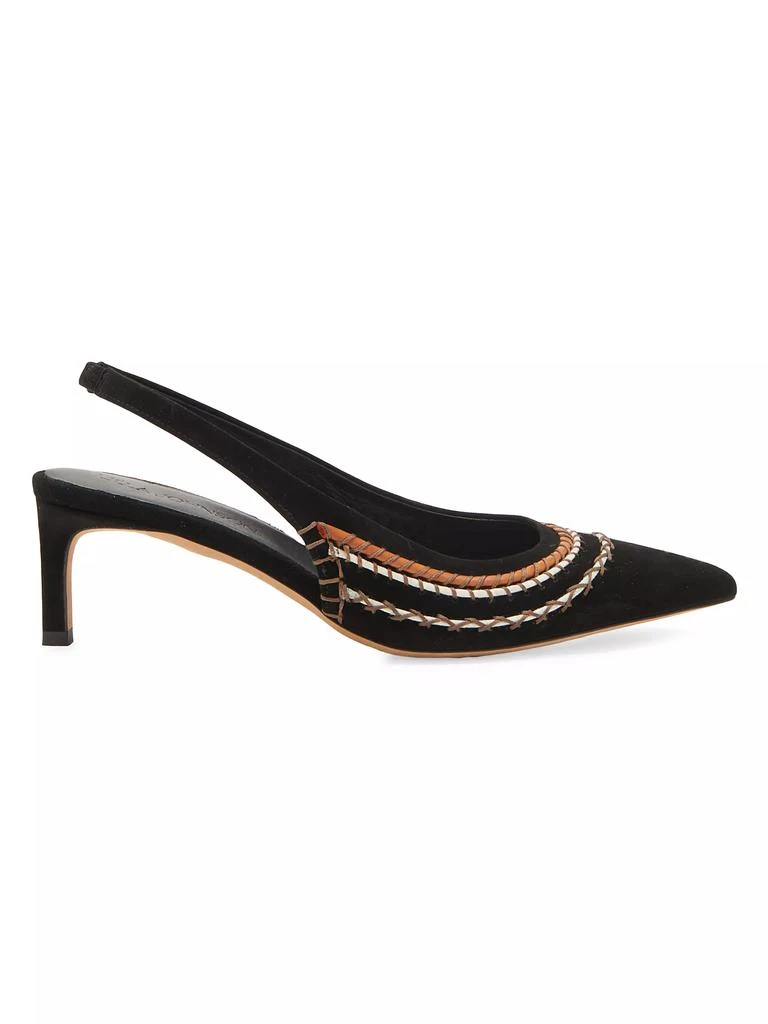 Ulla Johnson Antonia 55MM Suede Slingback Pumps 1