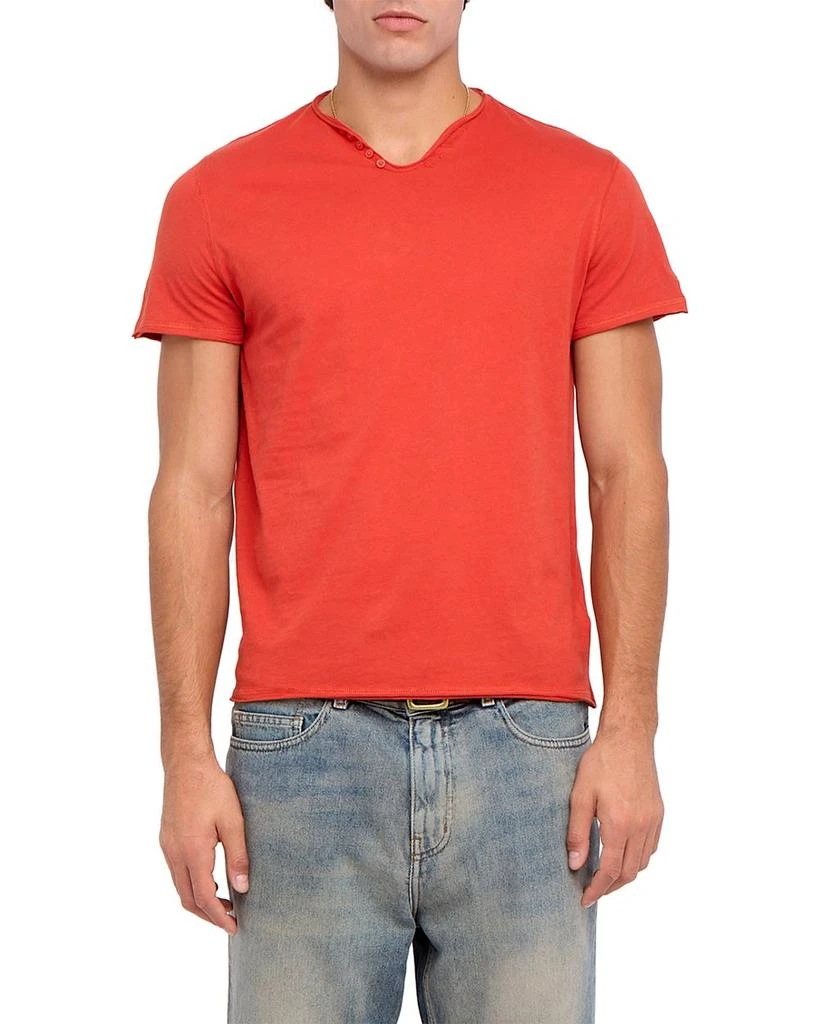 ZADIG 
VOLTAIRE Monastir Split Collar Tee 1