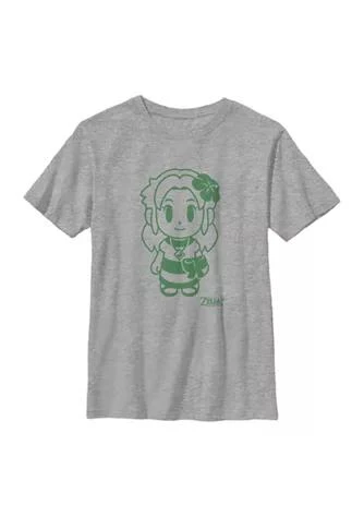 Nintendo Boys 4 7 Zelda Avatar Outline Graphic T Shirt 1