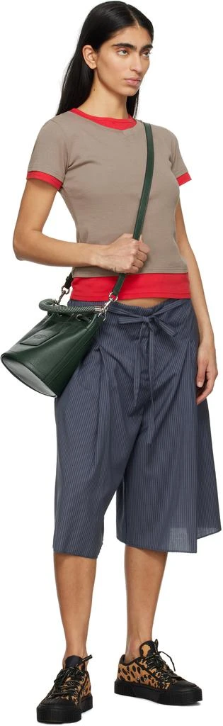 Marc Jacobs Green 'The Leather Bucket' Bag 4