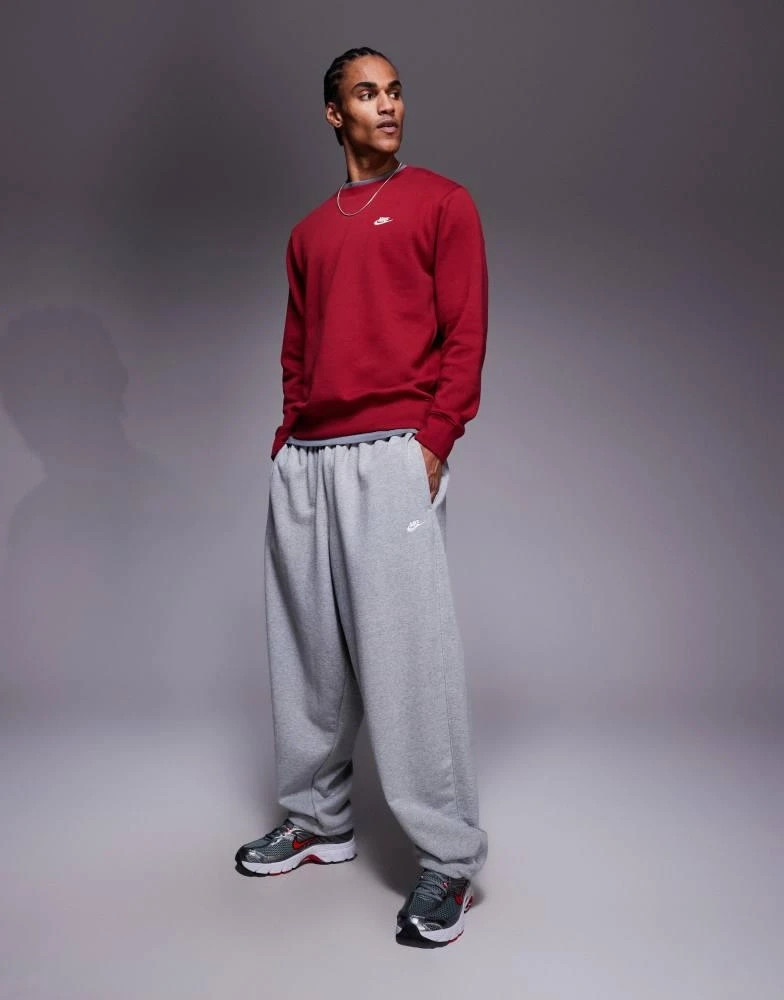 NIKE Nike Club French Terry oversized joggers in grey