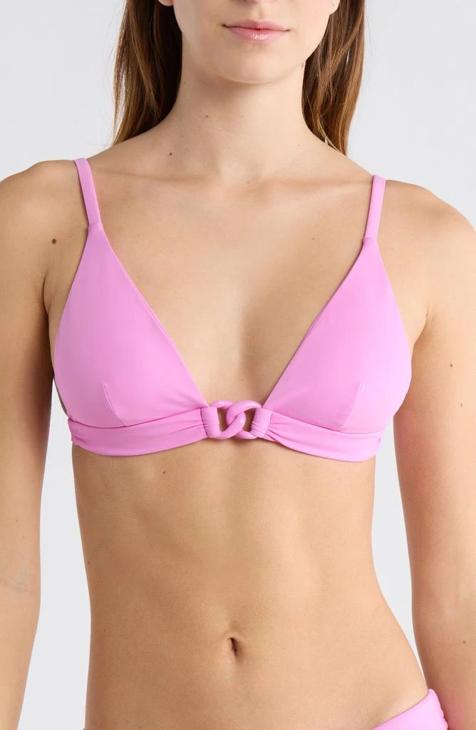 Vitamin A Luxe Link Bralette Bikini Top
