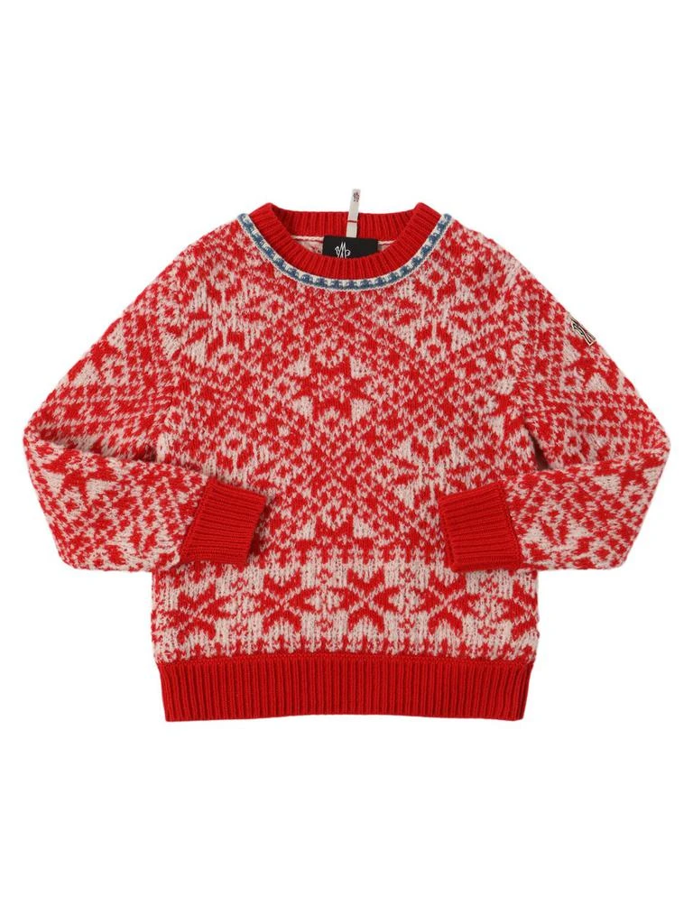 Moncler Bouclé Wool Blend Après Ski Sweater 1