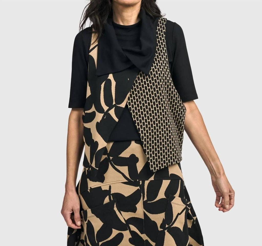 ALEMBIKA Alembika - Lula Jacquard Cropped Vest