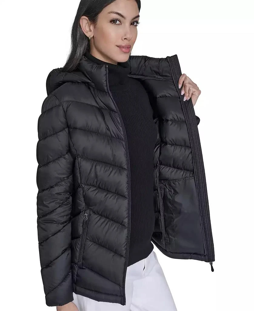 Charter Club Women
s Packable Hooded Puffer Coat, Created for Macy
s 2