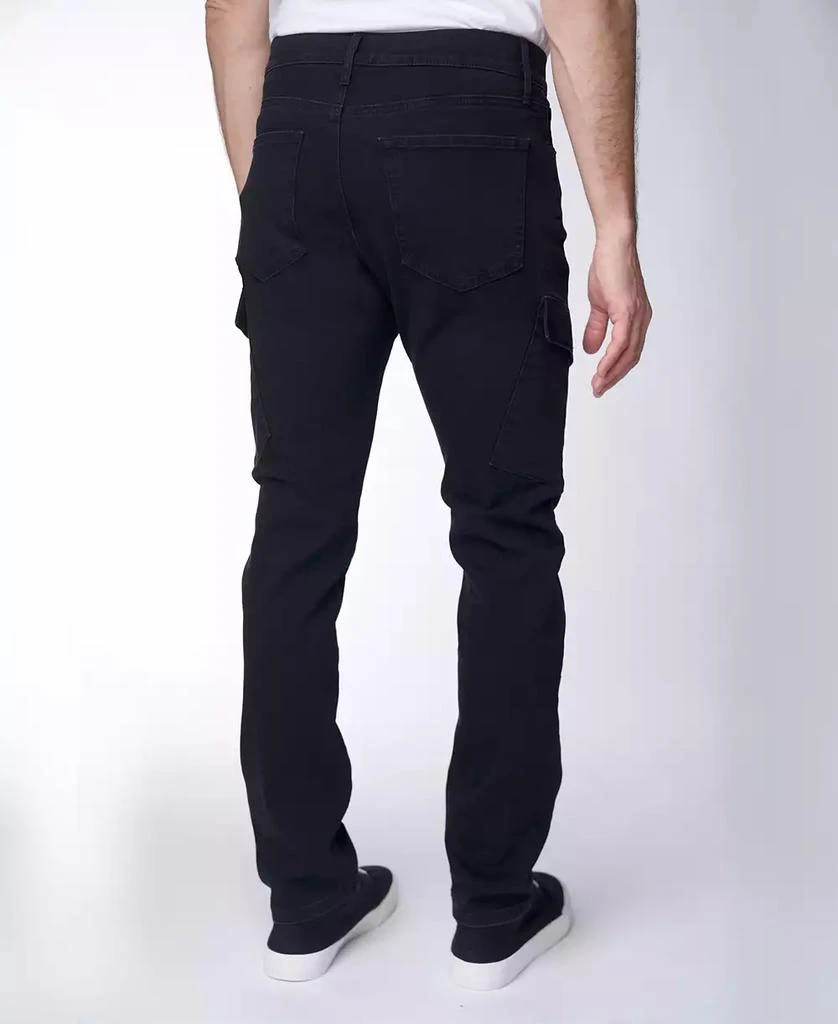 Lazer Men's Skinny Fit Cargo Moto Stretch Jeans 2