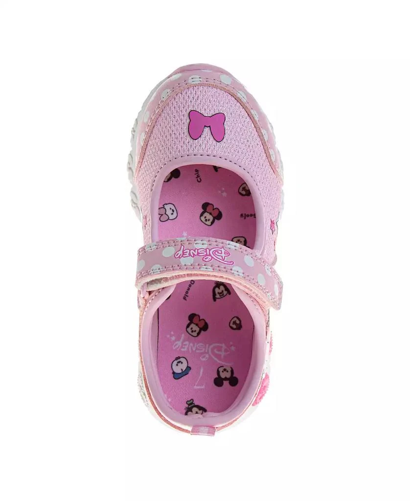 Disney Toddler and Little Girls Minnie Mouse Mary Jane Styled Light Up Sneakers 6