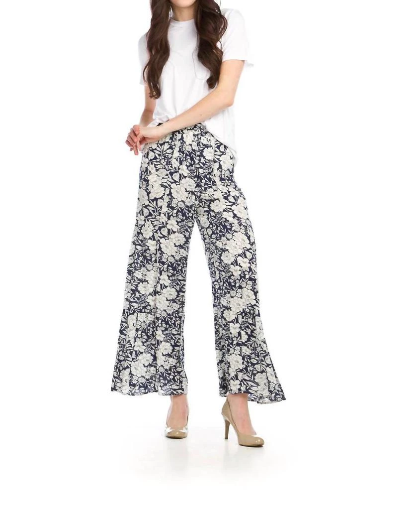 Papillon Sonya Wide Leg Pants In Black 1