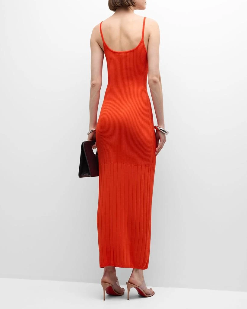 Solid & Striped The Noel Ribbed Maxi Dress 6