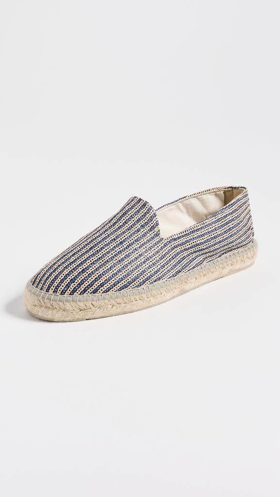 Manebi Raffia Stripe Classic Espadrilles