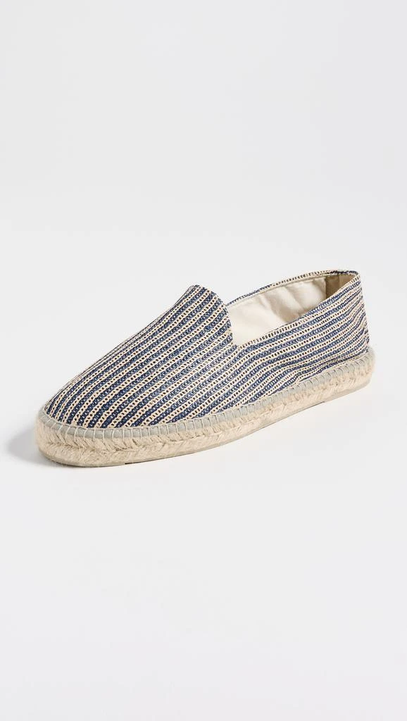 Manebi Raffia Stripe Classic Espadrilles 1