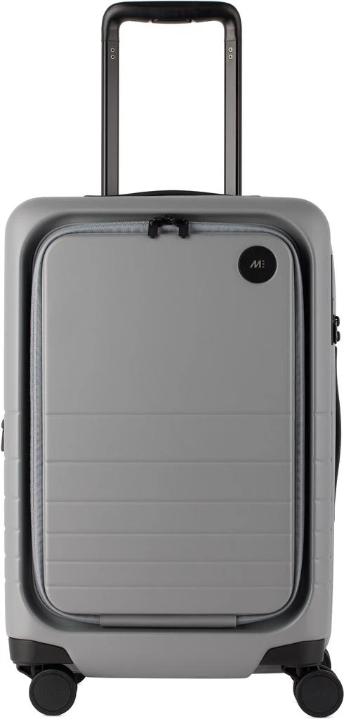 Monos Gray Expandable Carry-On Pro Suitcase 4