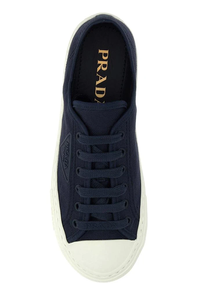 Prada Navy blue fabric sneakers 3