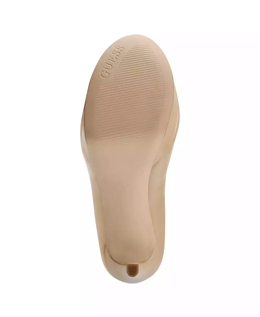 GUESS Women's Cacei Peep Toe Platform Pumps 5