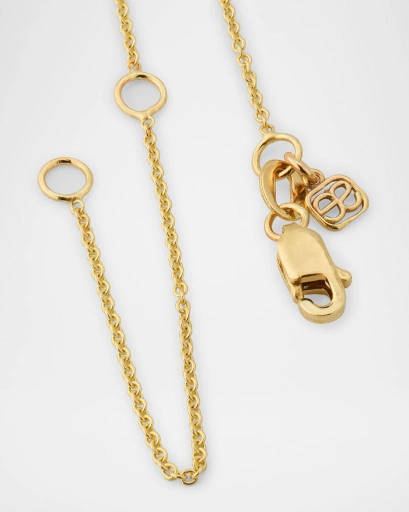 Sydney Evan 14K Yellow Gold Pickleball Charm Necklace with Diamonds 4