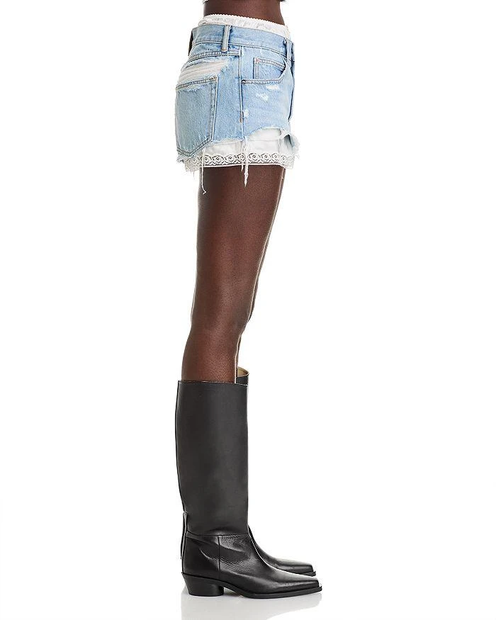 Alexander Wang Cut Off Denim Shorts 4