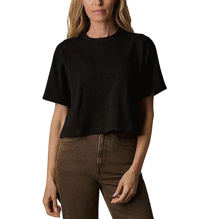 Buck Mason Field Spec Boyfriend Crop Tee 1