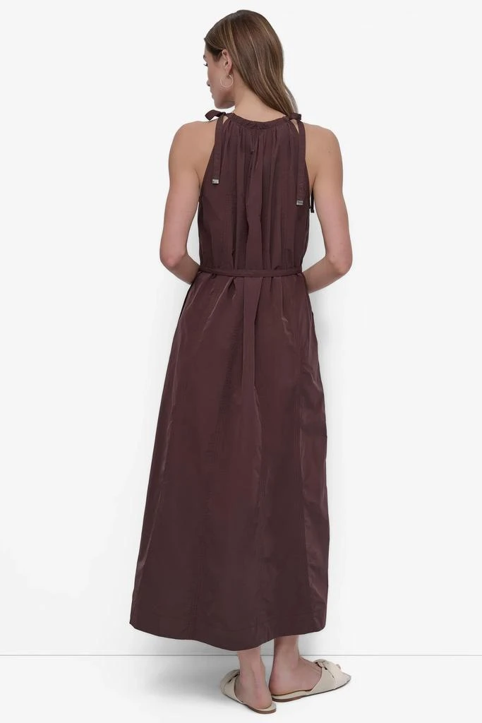 DKNY FIT & FLARE HALTER MAXI DRESS 2