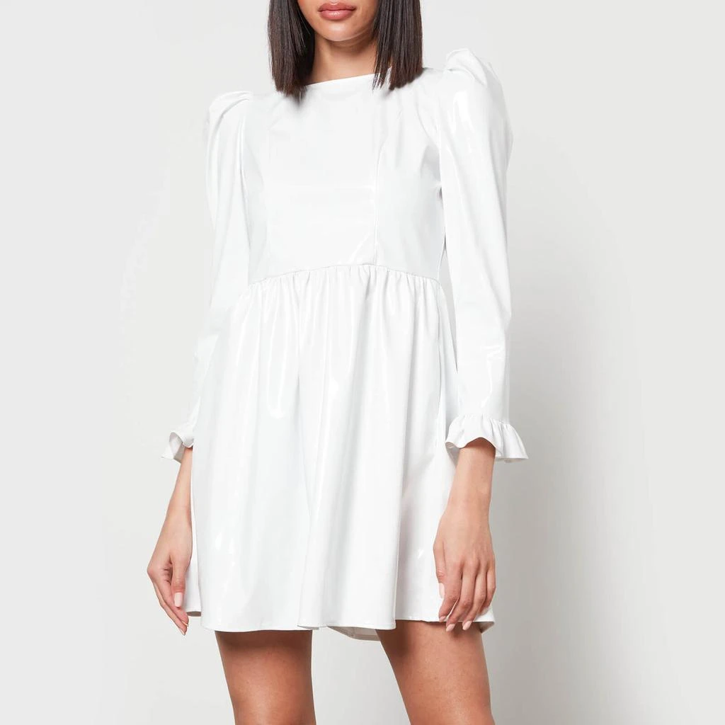 BATSHEVA Batsheva Prairie PVC Mini Dress 1