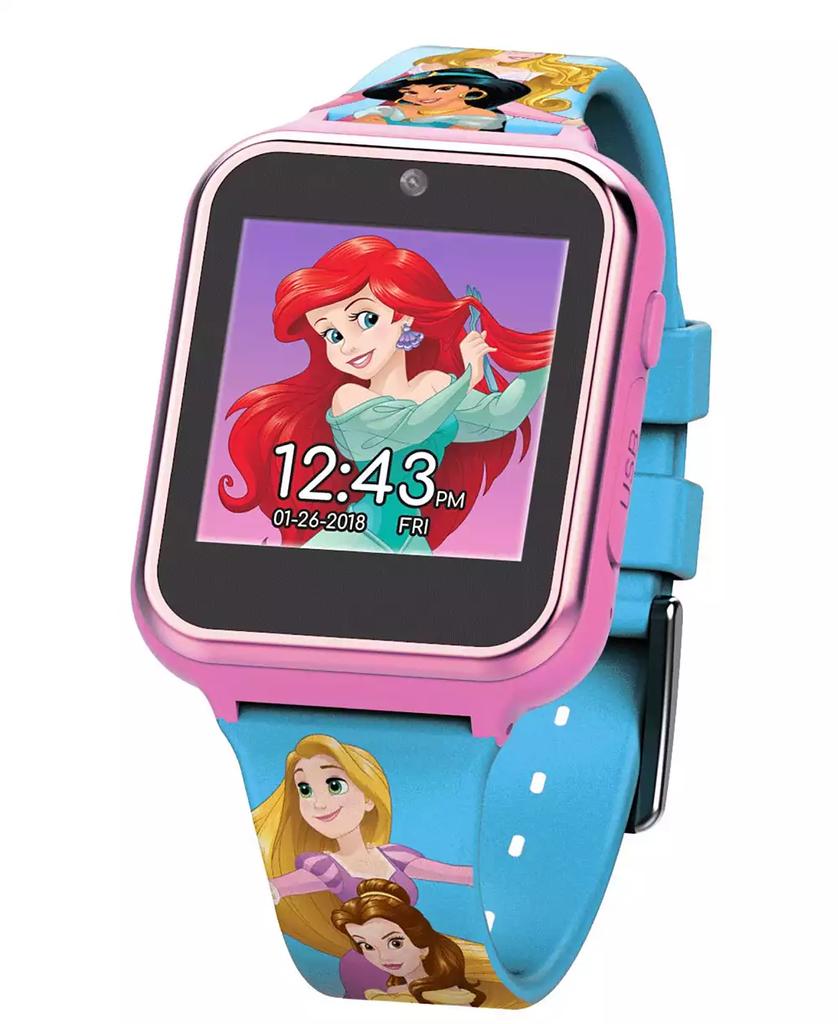 Accutime Disney Princess Kid's Touch Screen Pink Silicone Strap Smart Watch, 46mm x 41mm