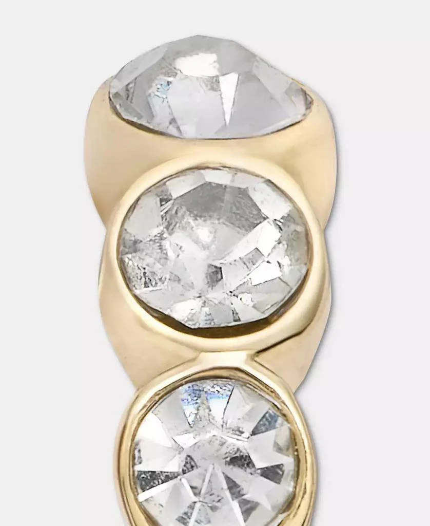 Lonna 
Lilly Gold-Tone Graduated Crystal Bezel Small Hoop Earrings, 0.5" 4