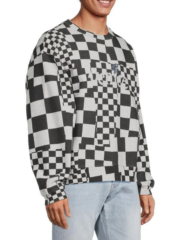 ERL Venice Checked Cotton Sweater 2