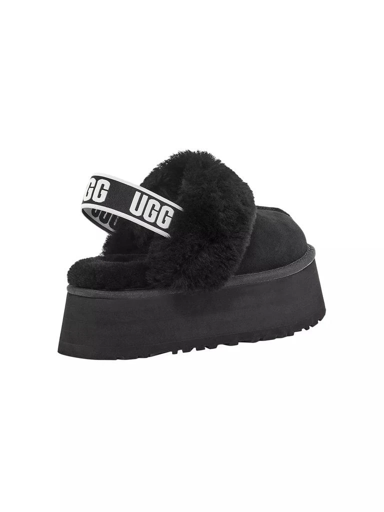 UGG Funkette Suede Sheepskin-Trim Slingback Mules 3