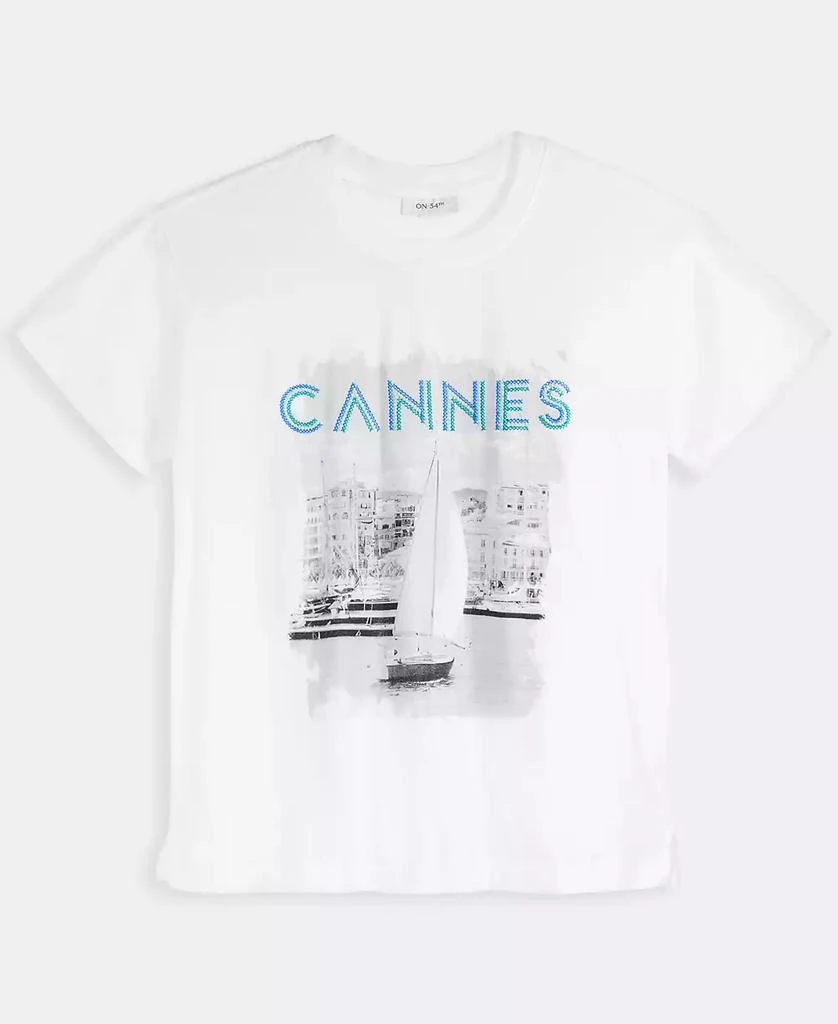 On 34th Women's Cannes Print T-Shirt, Exclusively at Macy's 5