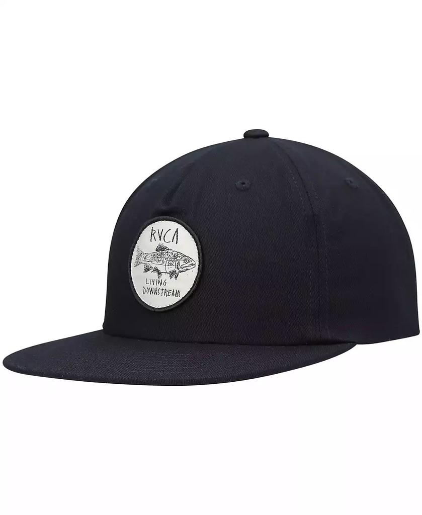 RVCA Men's Black Horton Sport Snapback Hat