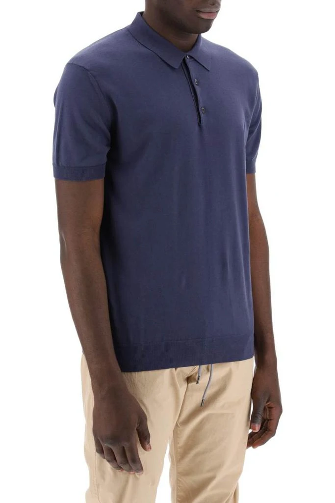 Baracuta cotton knit polo shirt 2