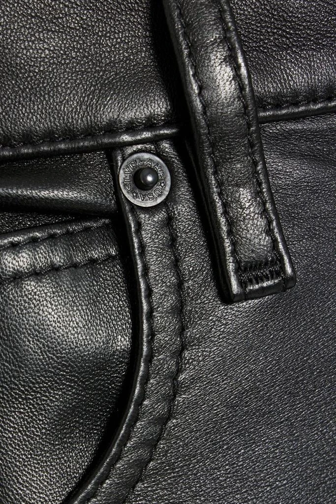SLVRLAKE London leather straight-leg pants 4