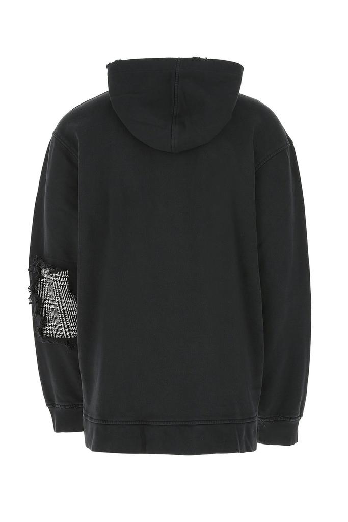 Alchemist Alchemist Vintage-Effect Logo Distressed Hoodie