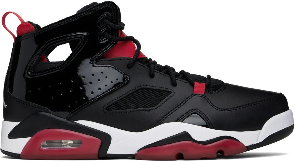 Jordan Black & Red Jordan Flight Club '91 Sneakers 1
