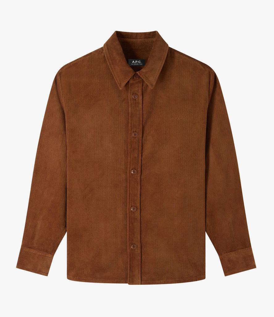 A.P.C. Bobby Logo overshirt