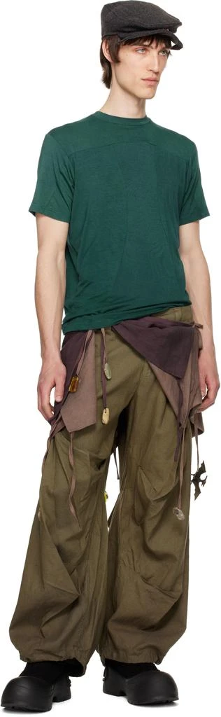 YAKU Khaki 
Brown Journey Trousers 5