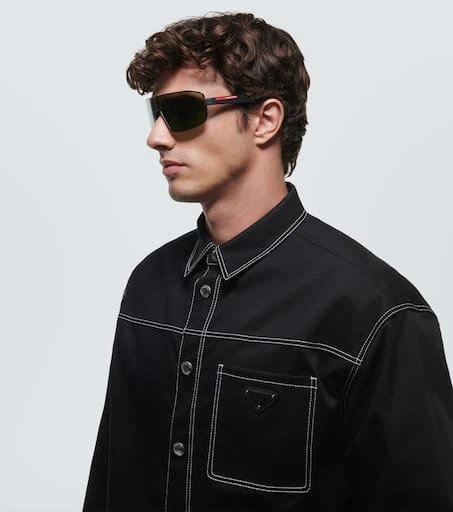 Prada Linea Rossa browline sunglasses 2