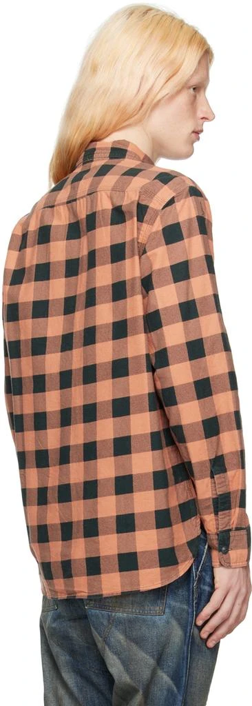 RRL Orange & Black Buffalo Check Shirt 3